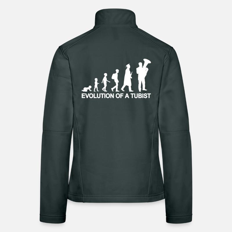 Development from child to tuba player Women's Softshell Jacket