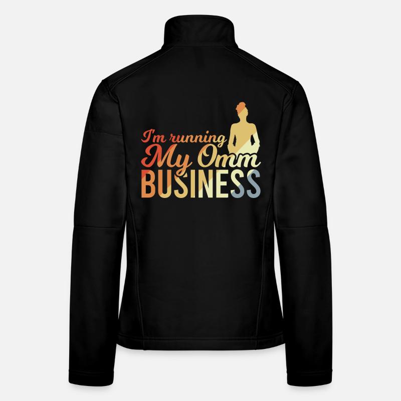 Je dirige mon entreprise Omm Veste en tissu softshell Femme