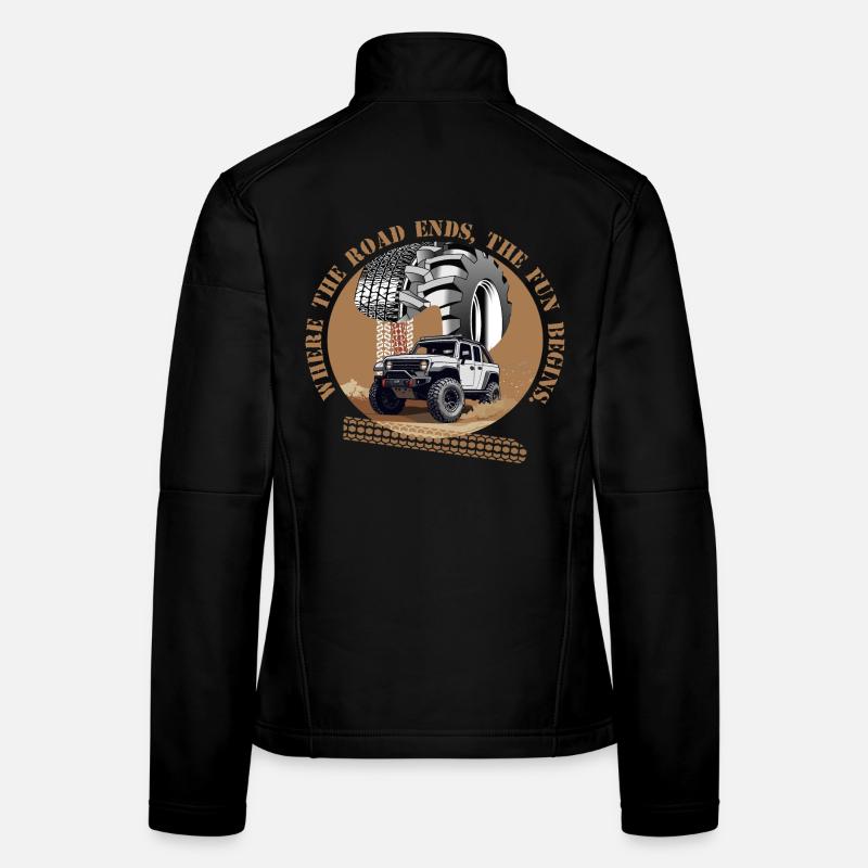 Offroad Fahrer Frauen Softshelljacke