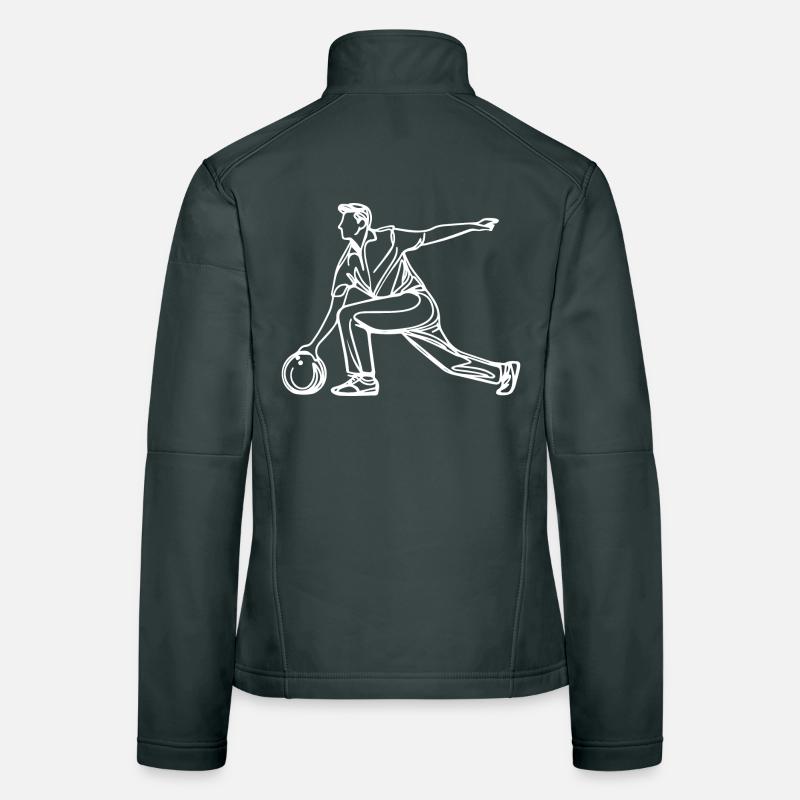 Bowler Sketch Women's Softshell Jacket