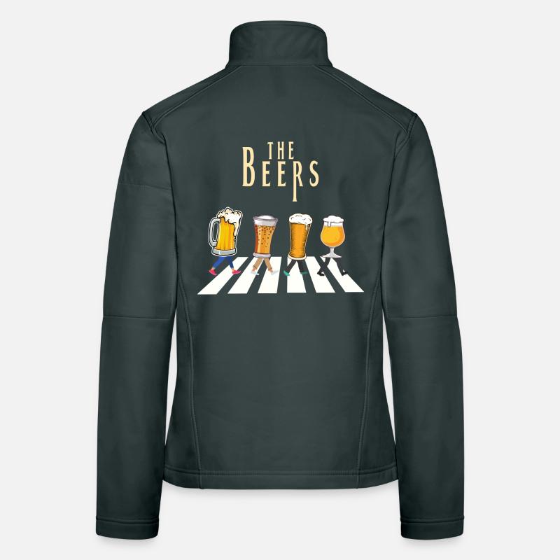 Individuelles Design des Bierbar-Musters Frauen Softshelljacke
