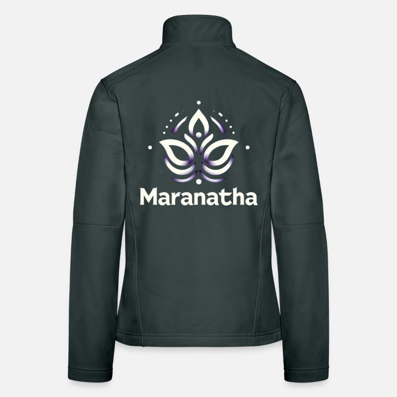 Maranatha Christ arrive bientôt Veste en tissu softshell Femme