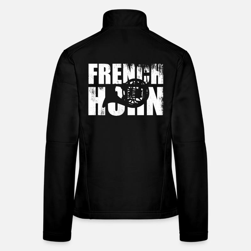 Cor d’harmonie rétro Veste en tissu softshell Femme