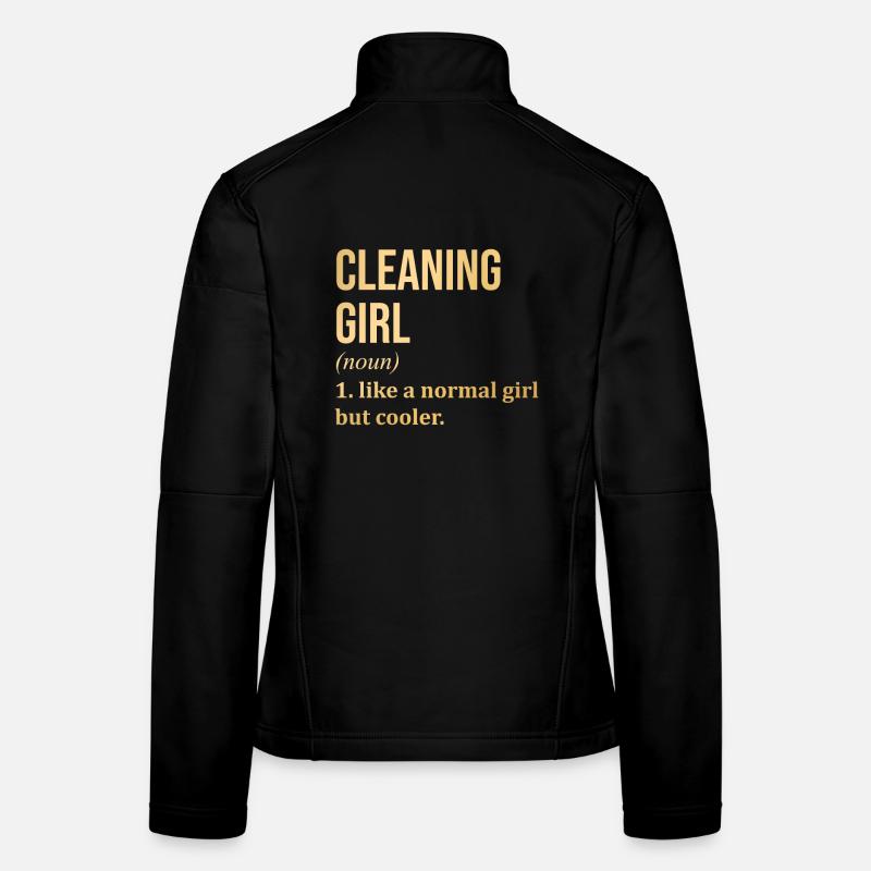 Reinigung Frauen Softshelljacke