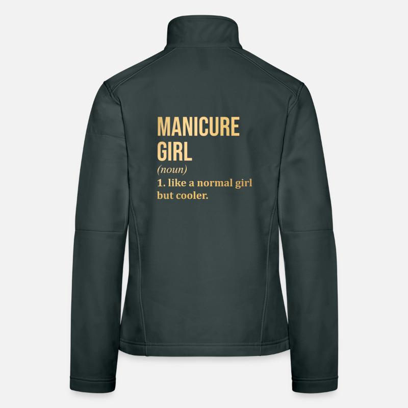manucure Veste en tissu softshell Femme