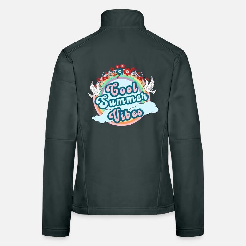 Cool Summer vibes, summer jitters Women's Softshell Jacket