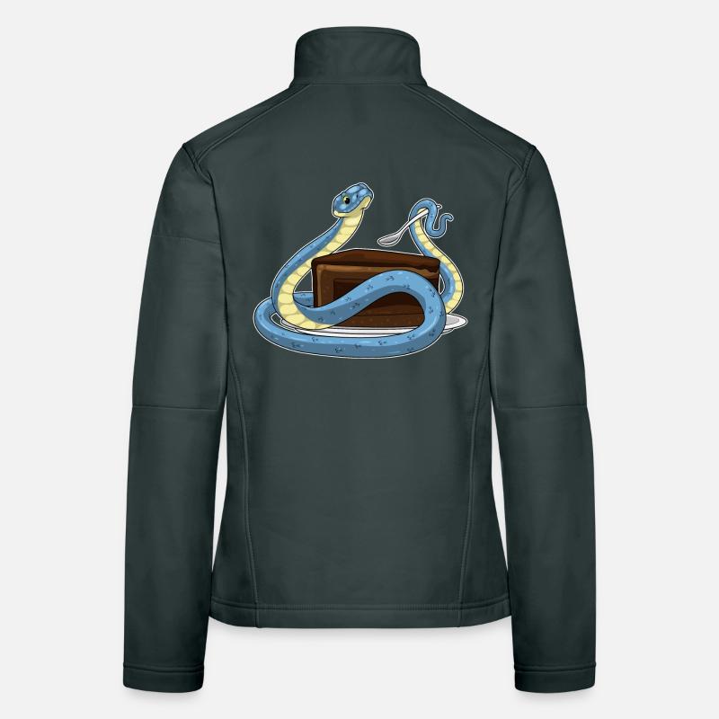 Gâteau Serpent Veste en tissu softshell Femme