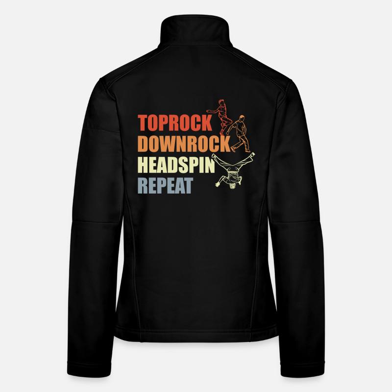 Breakdance Routine Frauen Softshelljacke