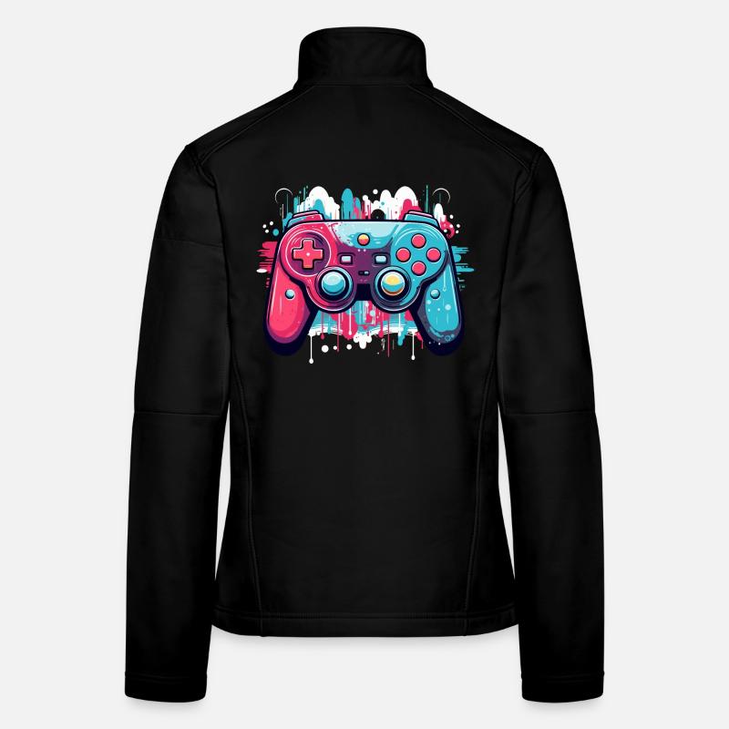 Game Controller Frauen Softshelljacke