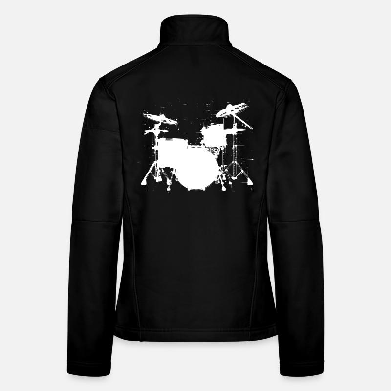 Dessin de pièges Veste en tissu softshell Femme