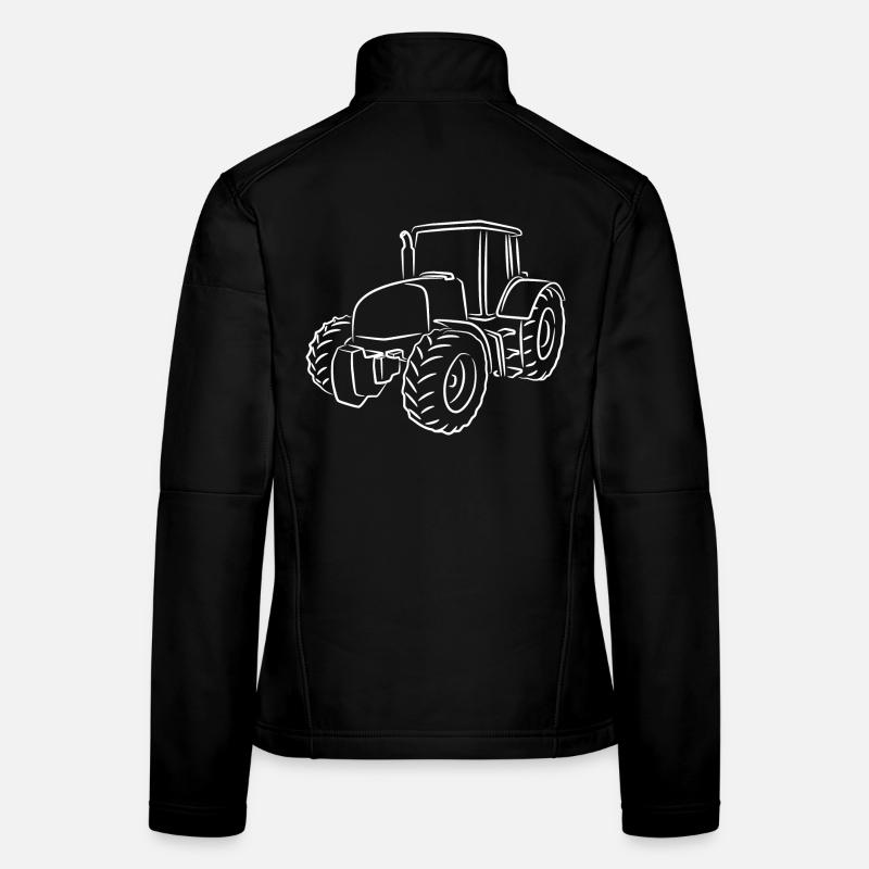 Tractor Sketch Women's Softshell Jacket
