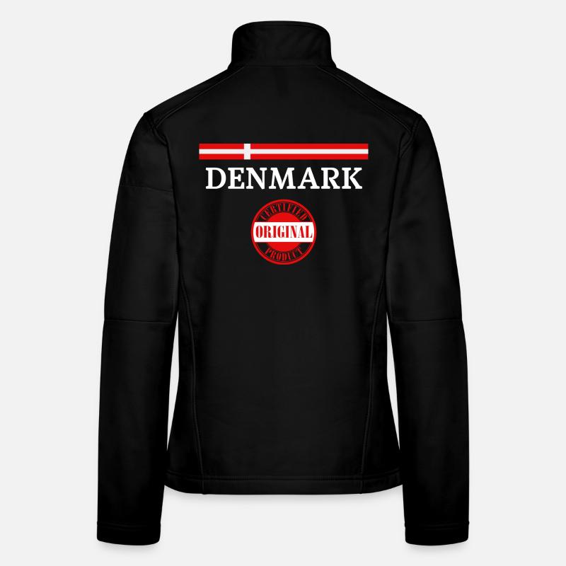 Flag of Denmark, Danish pride Women's Softshell Jacket