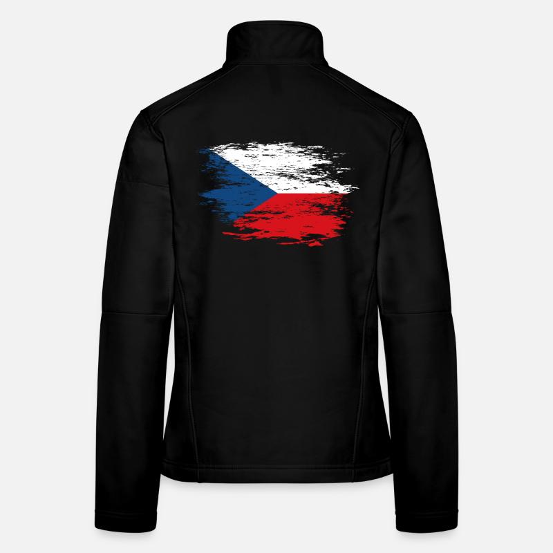 Tschechien Flagge used Frauen Softshelljacke