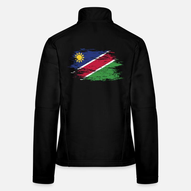 Namibia flag used Women's Softshell Jacket