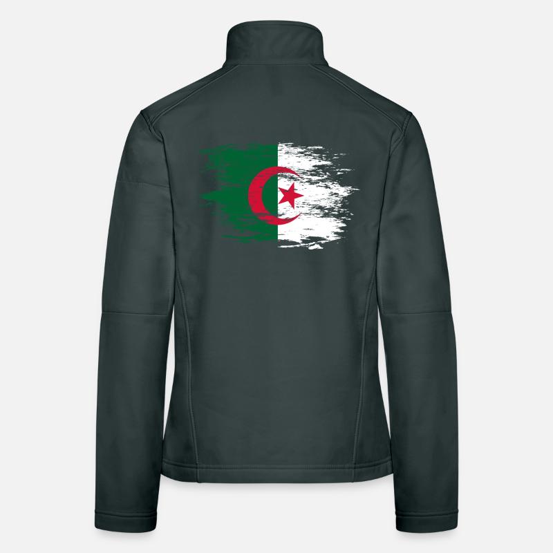 Algeria flag used Women's Softshell Jacket