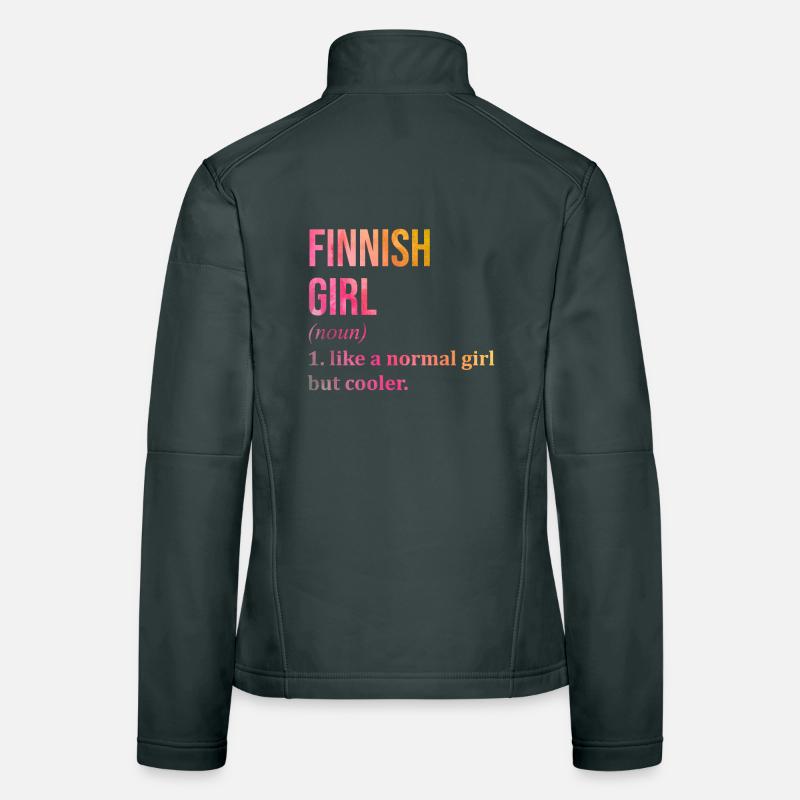 Finnland Frauen Softshelljacke