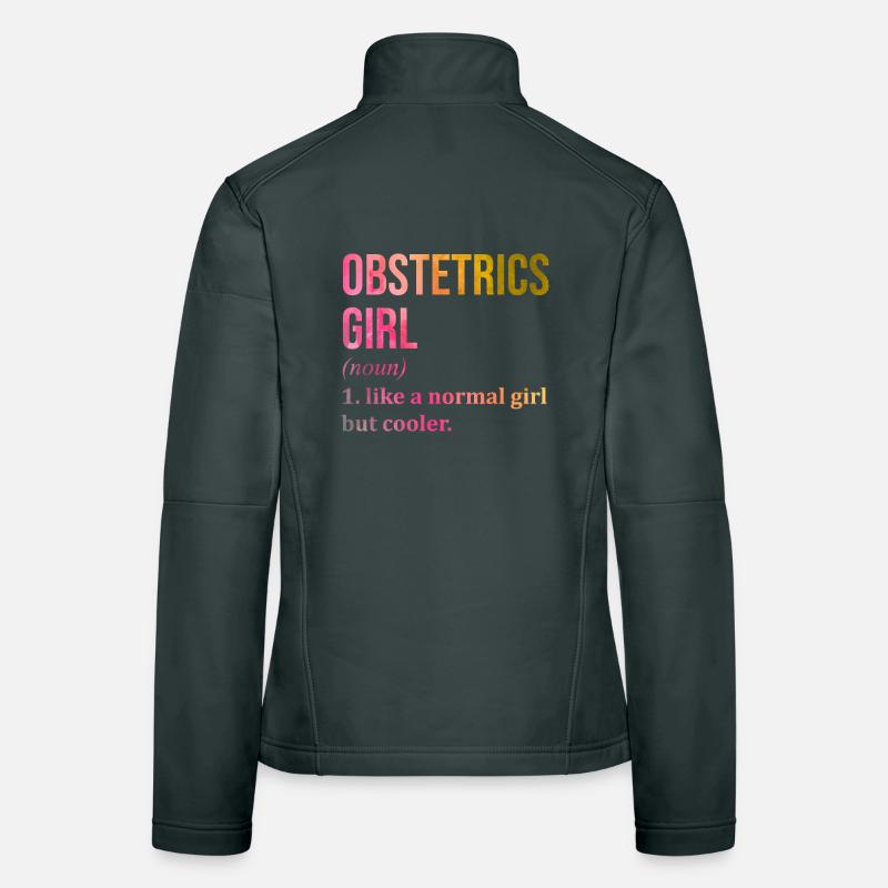 Obstetrics Women's Softshell Jacket
