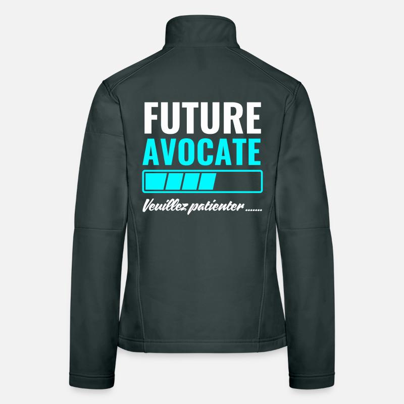 future avocate Veste en tissu softshell Femme