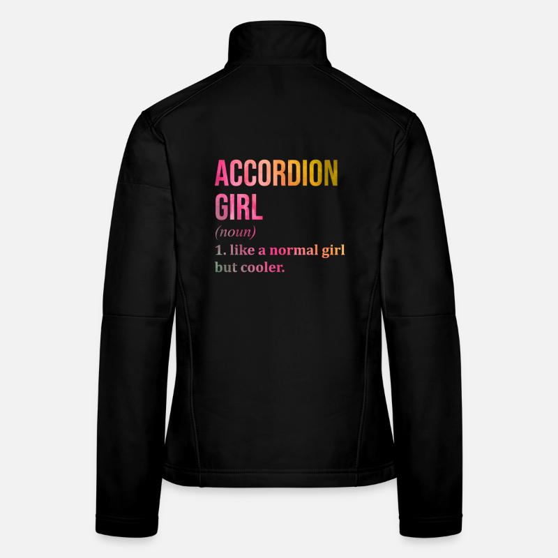 accordéon Veste en tissu softshell Femme