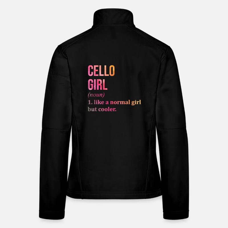 Cello - Frauen Softshelljacke - Schwarz