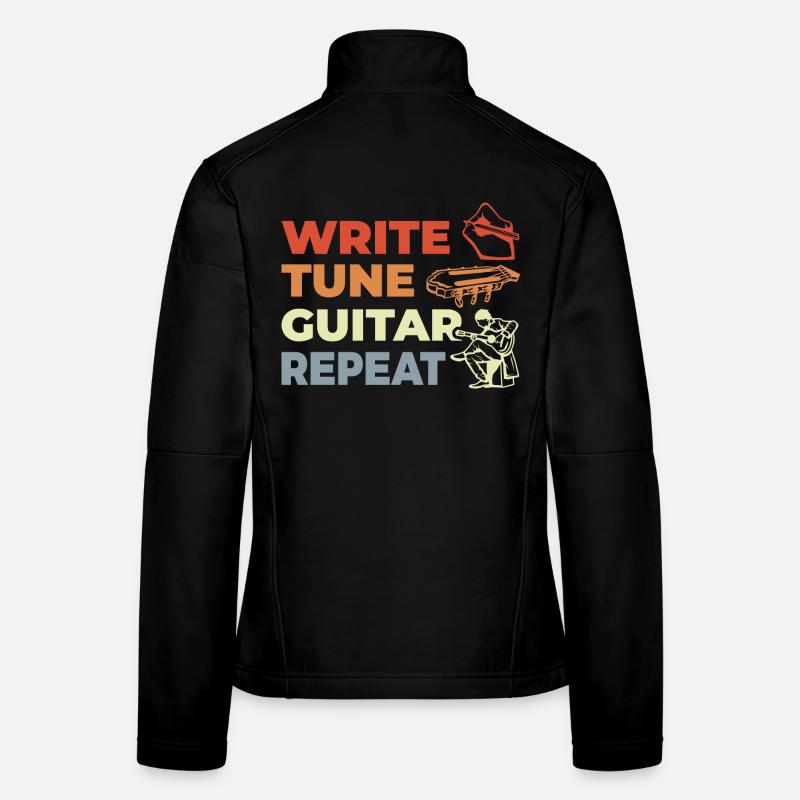 Citation du guitariste Veste en tissu softshell Femme