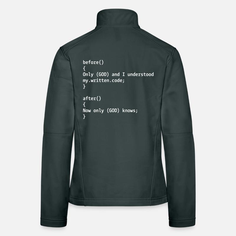 Programmierer Witz Frauen Softshelljacke