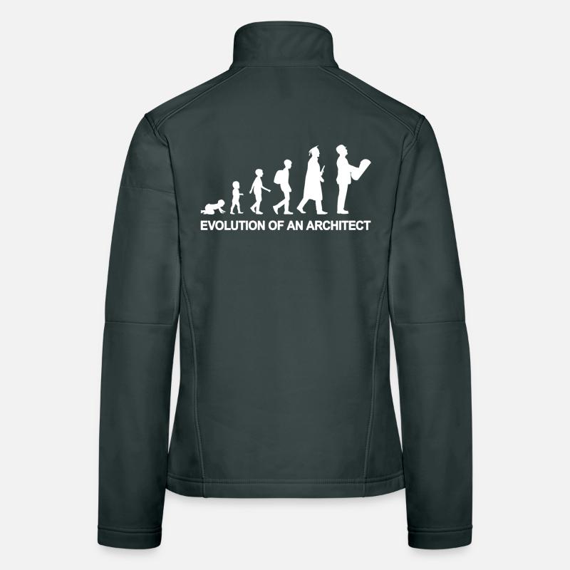 De l’enfant à l’architecte Veste en tissu softshell Femme