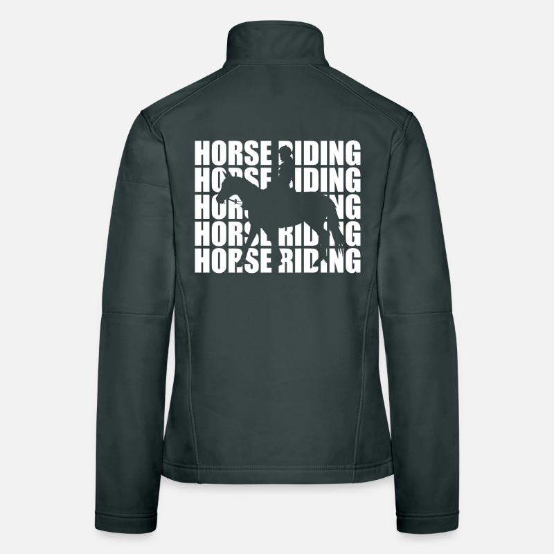 Équitation Veste en tissu softshell Femme