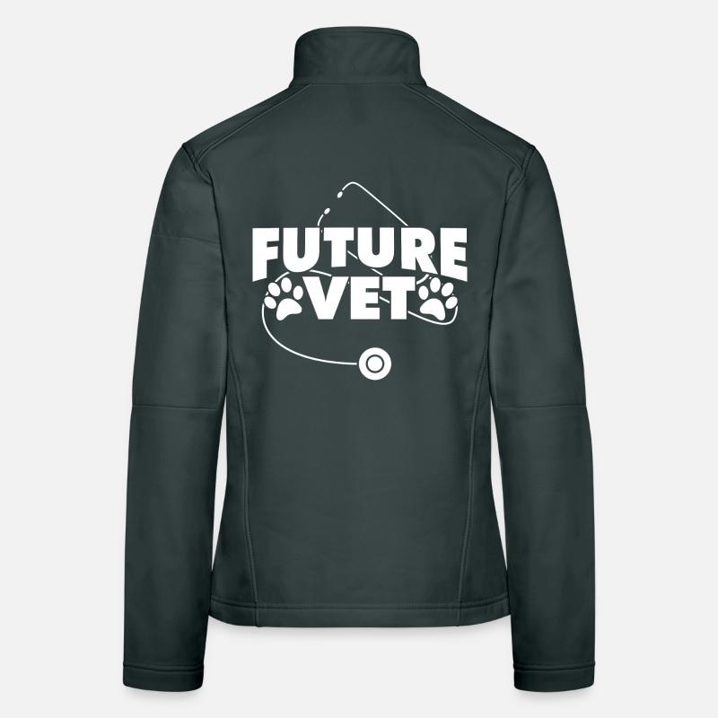 Veterinärstudent Frauen Softshelljacke