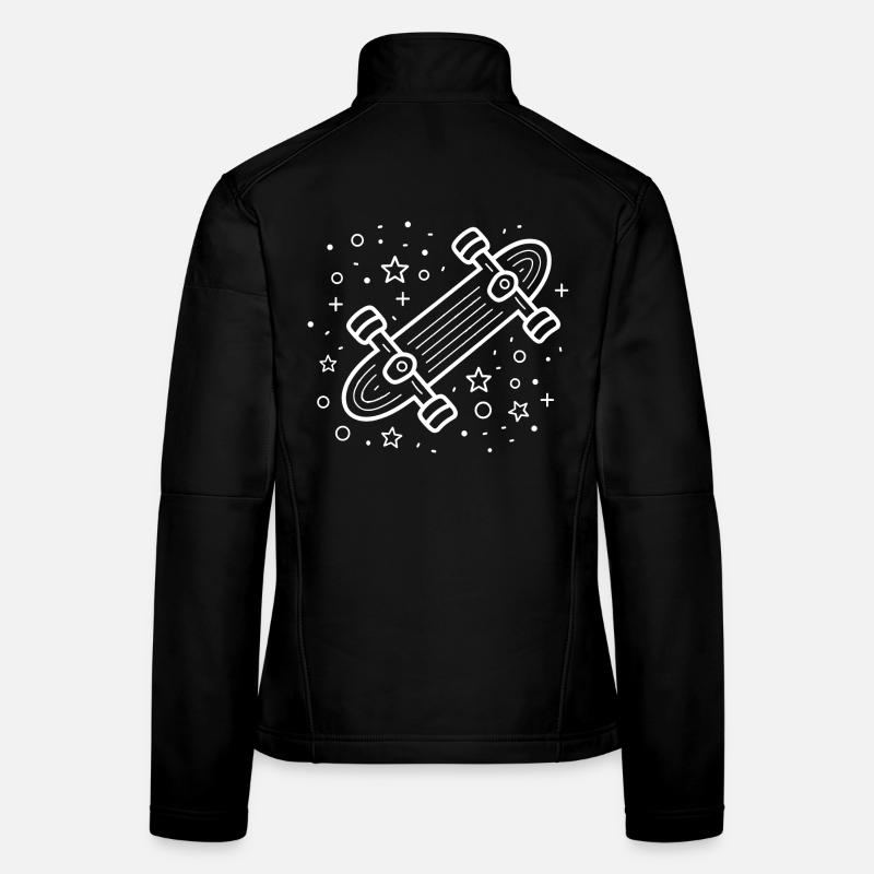 Skateboarding Comic Frauen Softshelljacke