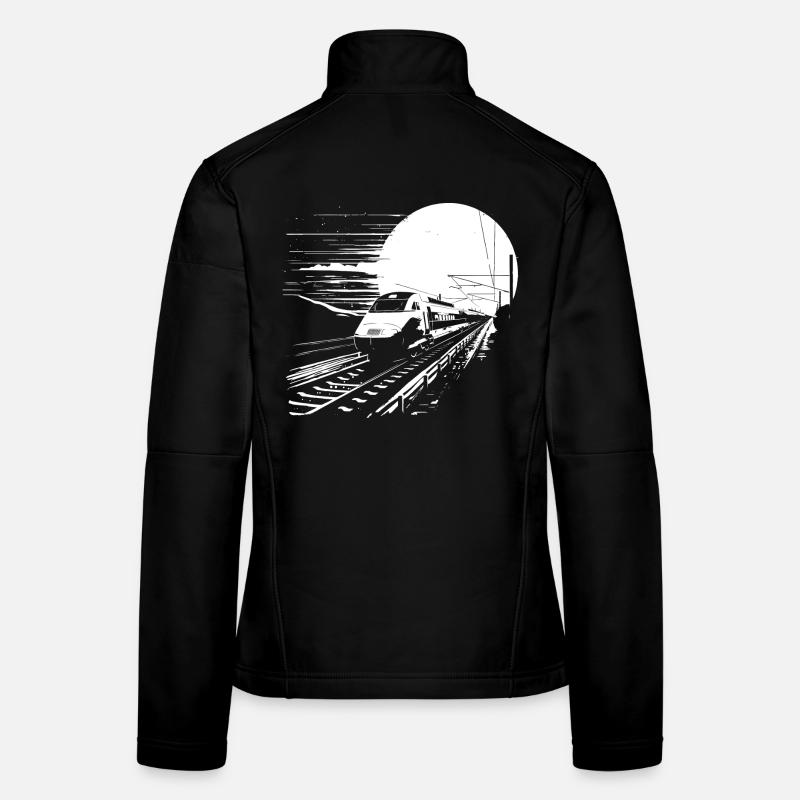 Railway Graphic Women's Softshell Jacket