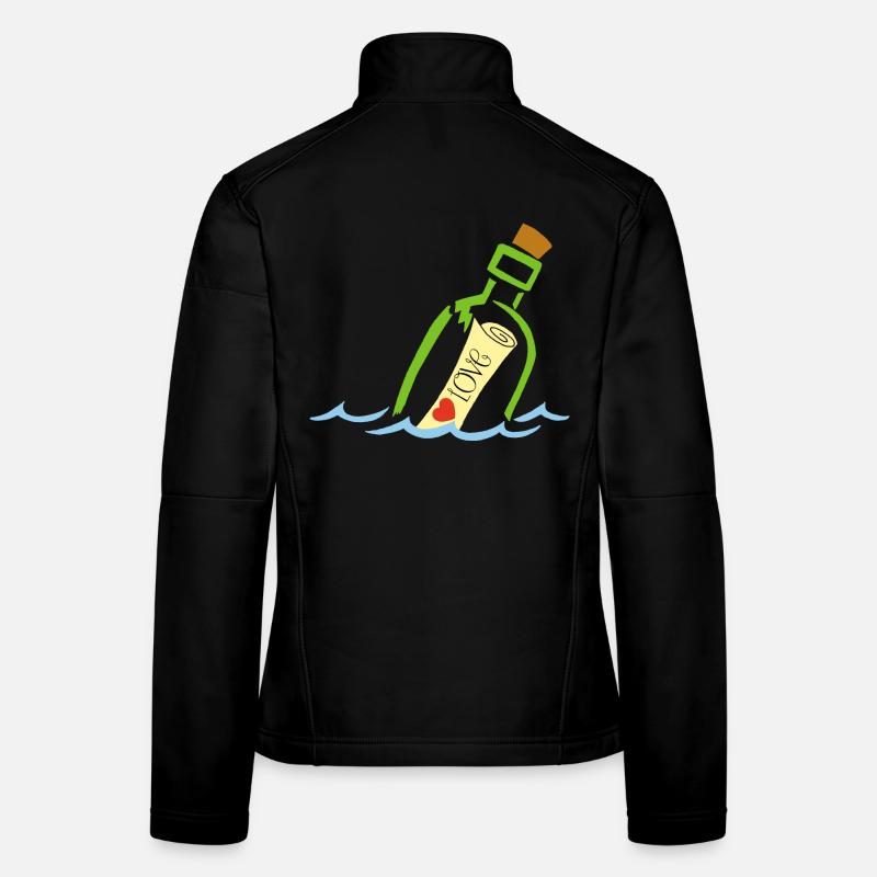 Une bouteille à la mer Veste en tissu softshell Femme