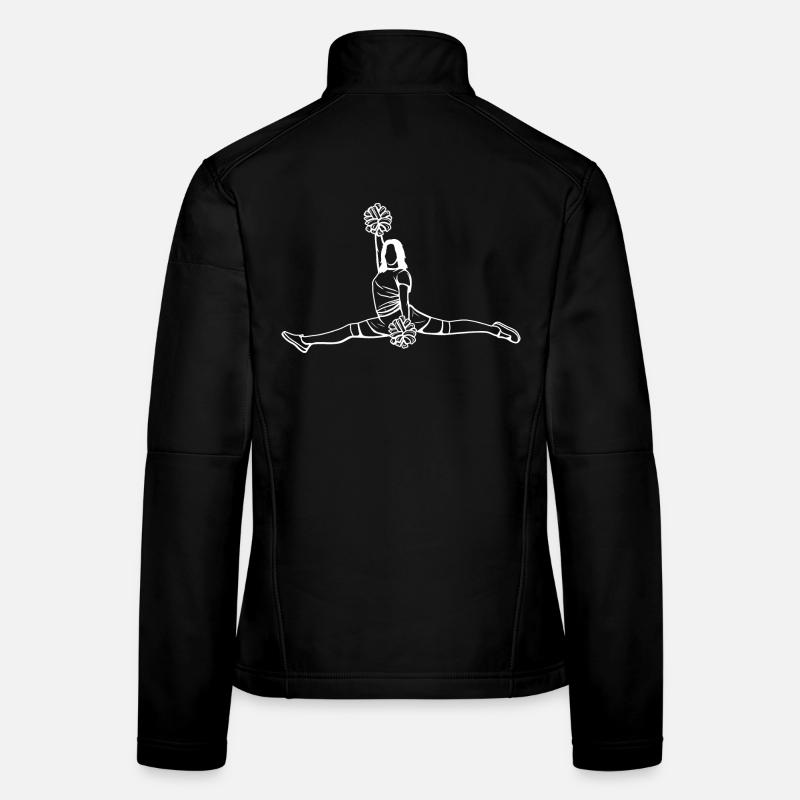 Cheerleaderin Skizze Frauen Softshelljacke