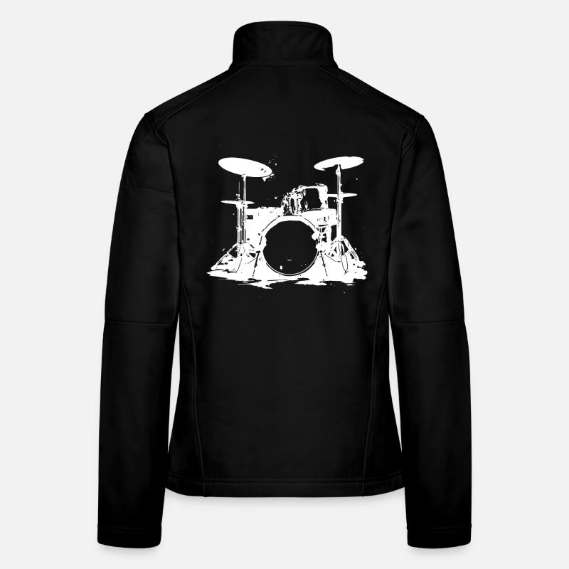 Drumset Skizze Frauen Softshelljacke