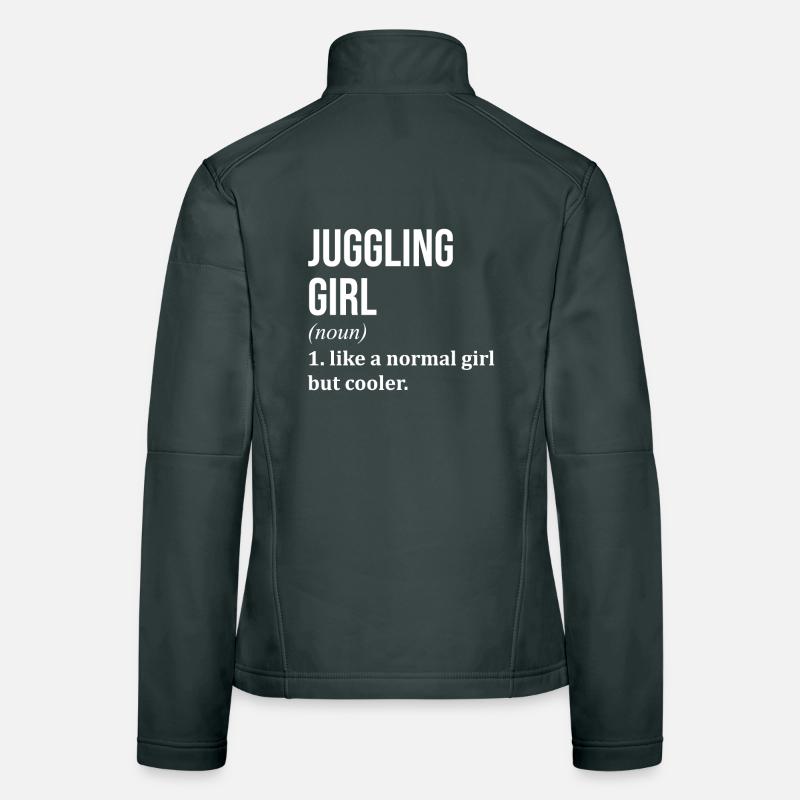 Jonglage Frauen Softshelljacke