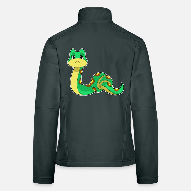 Funny snake Women's Softshell Jacket