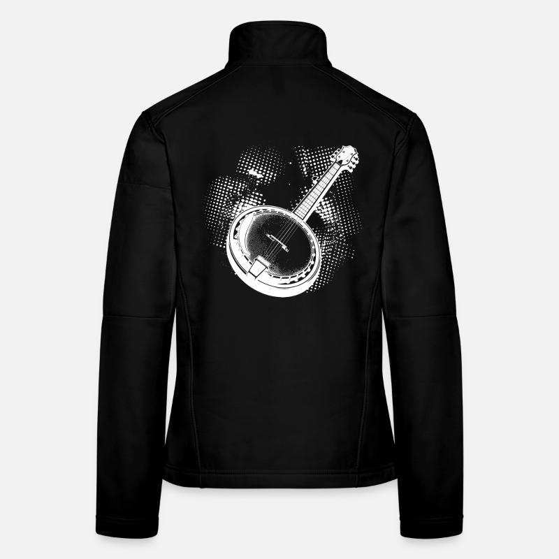 Banjo Sketch Women's Softshell Jacket