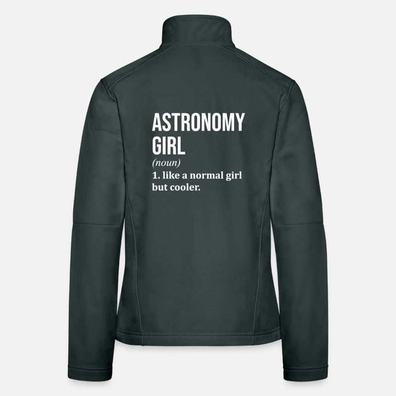 Astronomie Frauen Softshelljacke