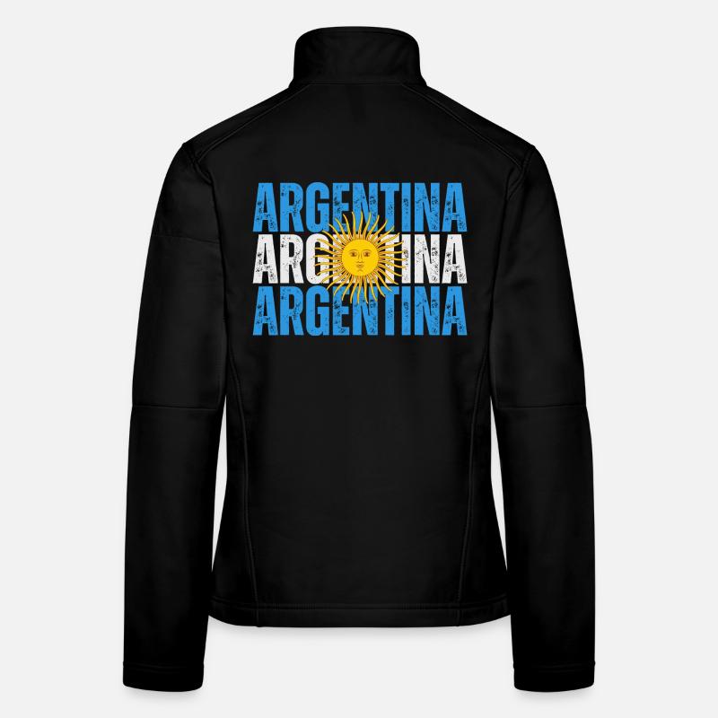 Flagge von Argentinien, Argentinischer Stolz Frauen Softshelljacke