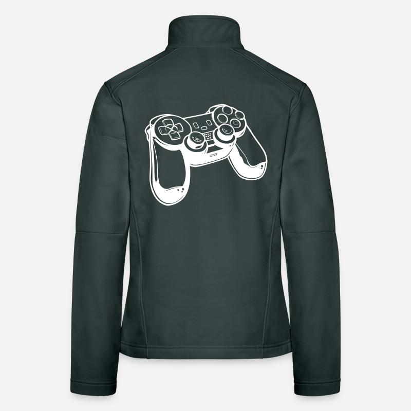 Game Controller Skizze Frauen Softshelljacke