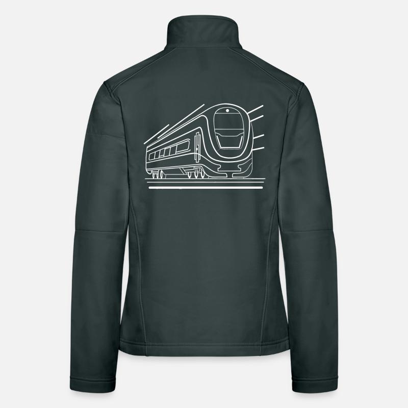 Train Comic Look Women's Softshell Jacket