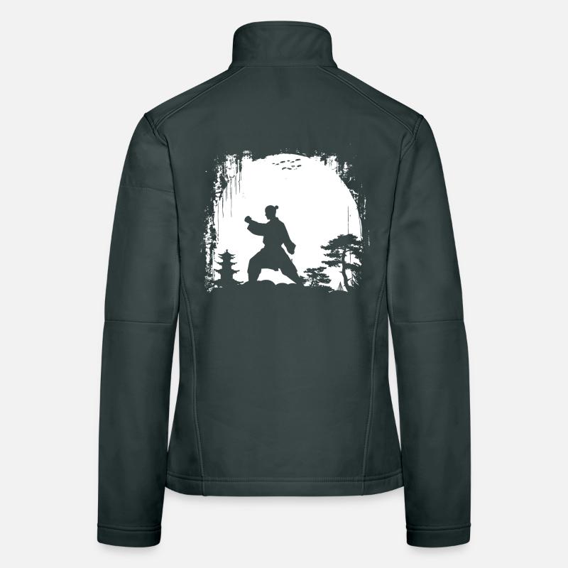 Weibliche Karateka Frauen Softshelljacke