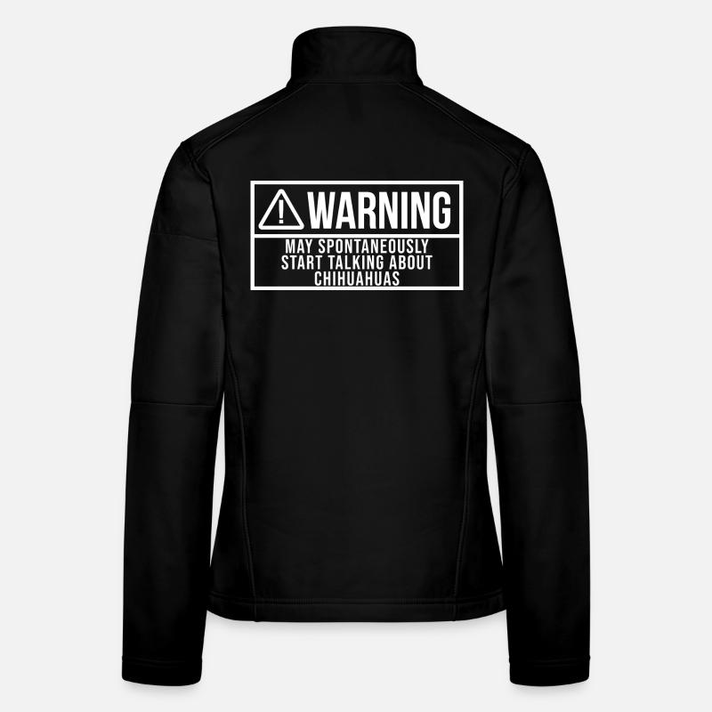 Chihuahua Veste en tissu softshell Femme
