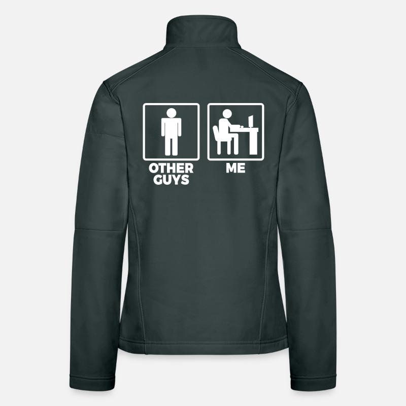 Software Engineer Stick Figures Women's Softshell Jacket