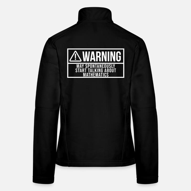 Mathématiques Veste en tissu softshell Femme