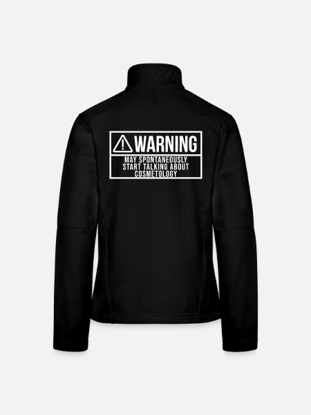 Cosmetology Cosmetology Cosmetology - Women's Softshell Jacket - black - Back