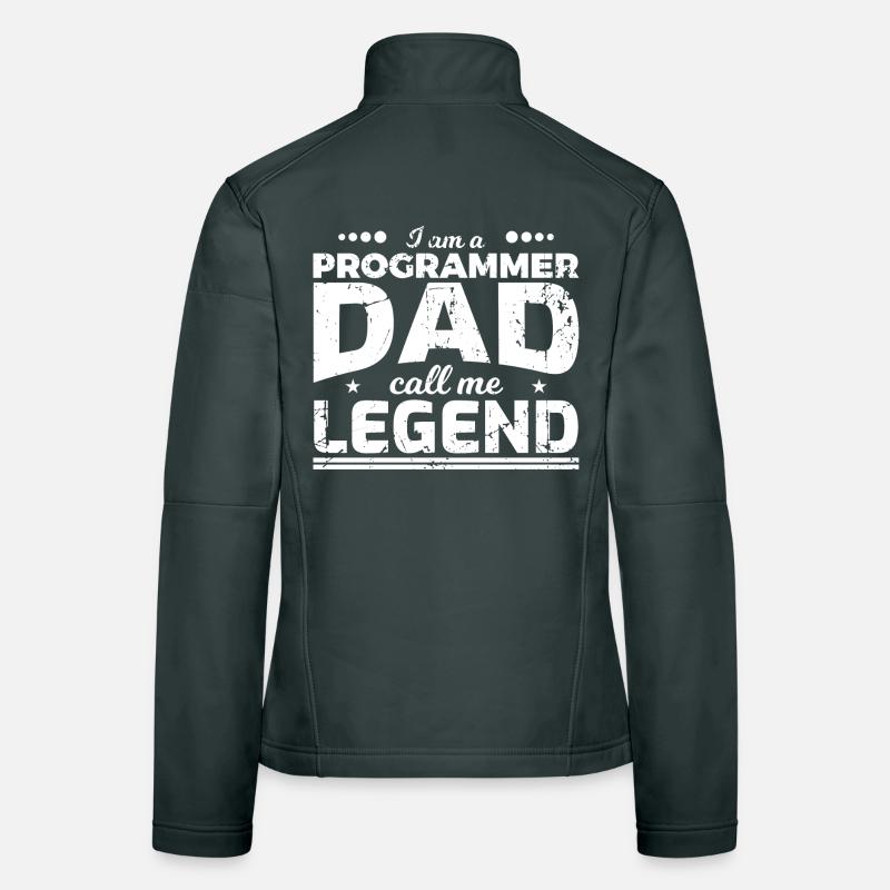 Coder Papa Frauen Softshelljacke