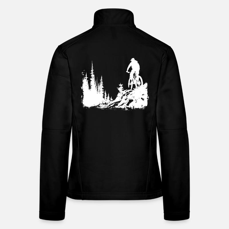 Croquis de VTT Veste en tissu softshell Femme
