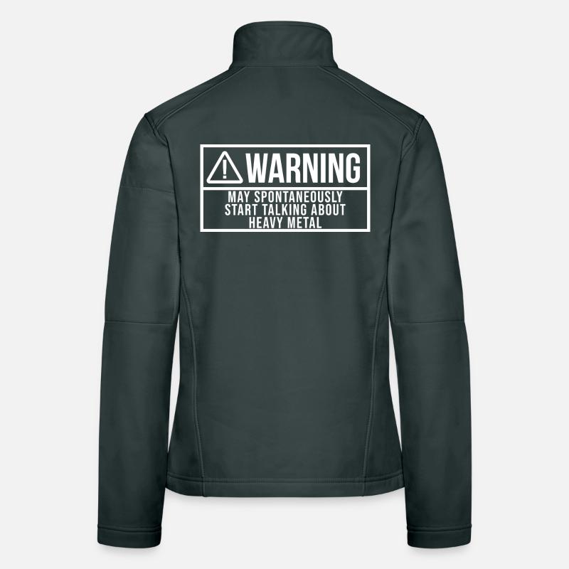 Schwermetall Frauen Softshelljacke