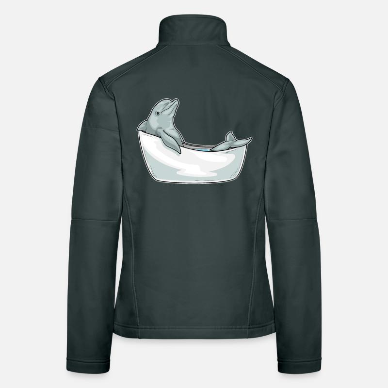 Baignoire Dolphin Veste en tissu softshell Femme